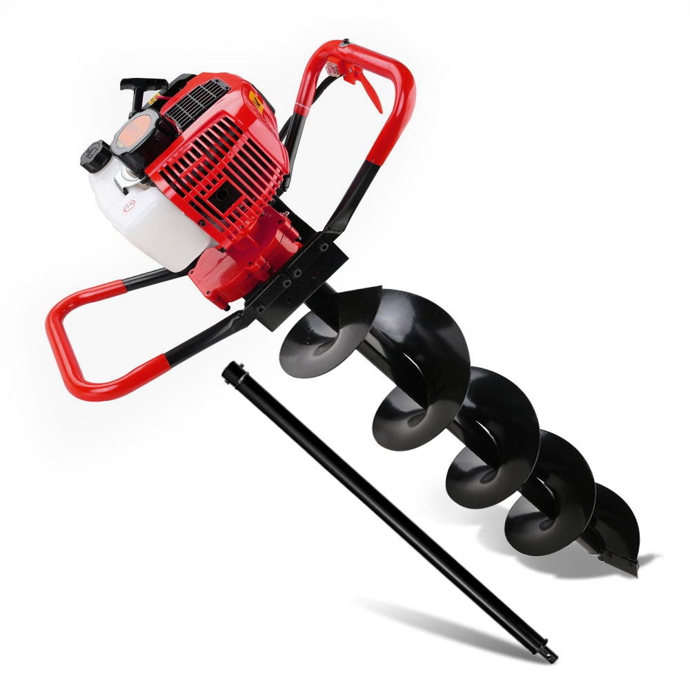 Petrol Post Hole Digger, 65CC, Drill Borer, Fence Auger Bits