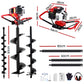 Giantz 65CC Post Hole Digger Petrol Motor Drill Extension Auger Bits Kits