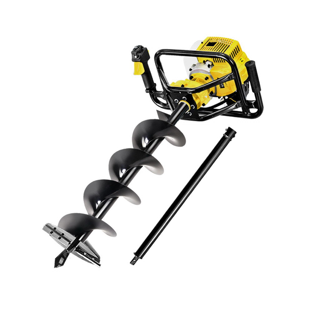 Petrol Post Hole Digger 65CC Auger Drill Borer Fence Earth Power 200mm