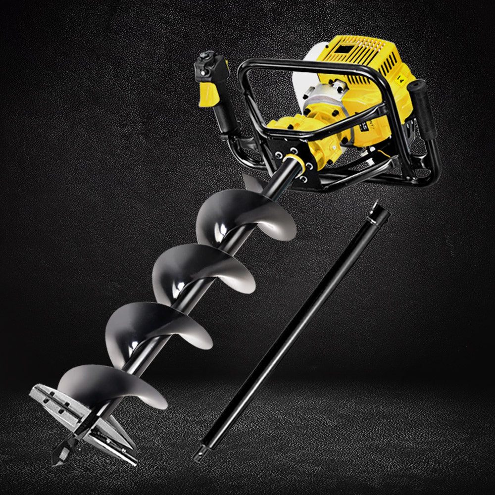 Petrol Post Hole Digger 65CC Auger Drill Borer Fence Earth Power 200mm