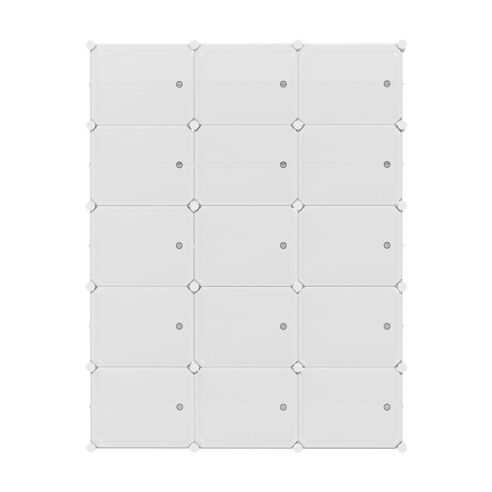 Shoe Cabinet DIY Shoe Box White Storage Cube Portable Organiser Stand