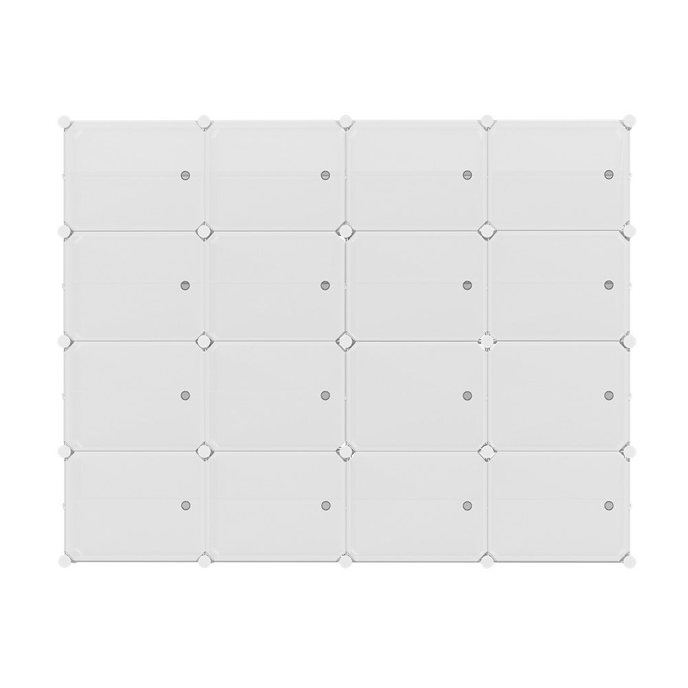 DIY Shoe Cabinet Shoe Box White Storage Cube Portable Organiser Stand