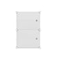 Shoe Cabinet DIY Shoe Box White Storage Cube Portable Organizer Stand