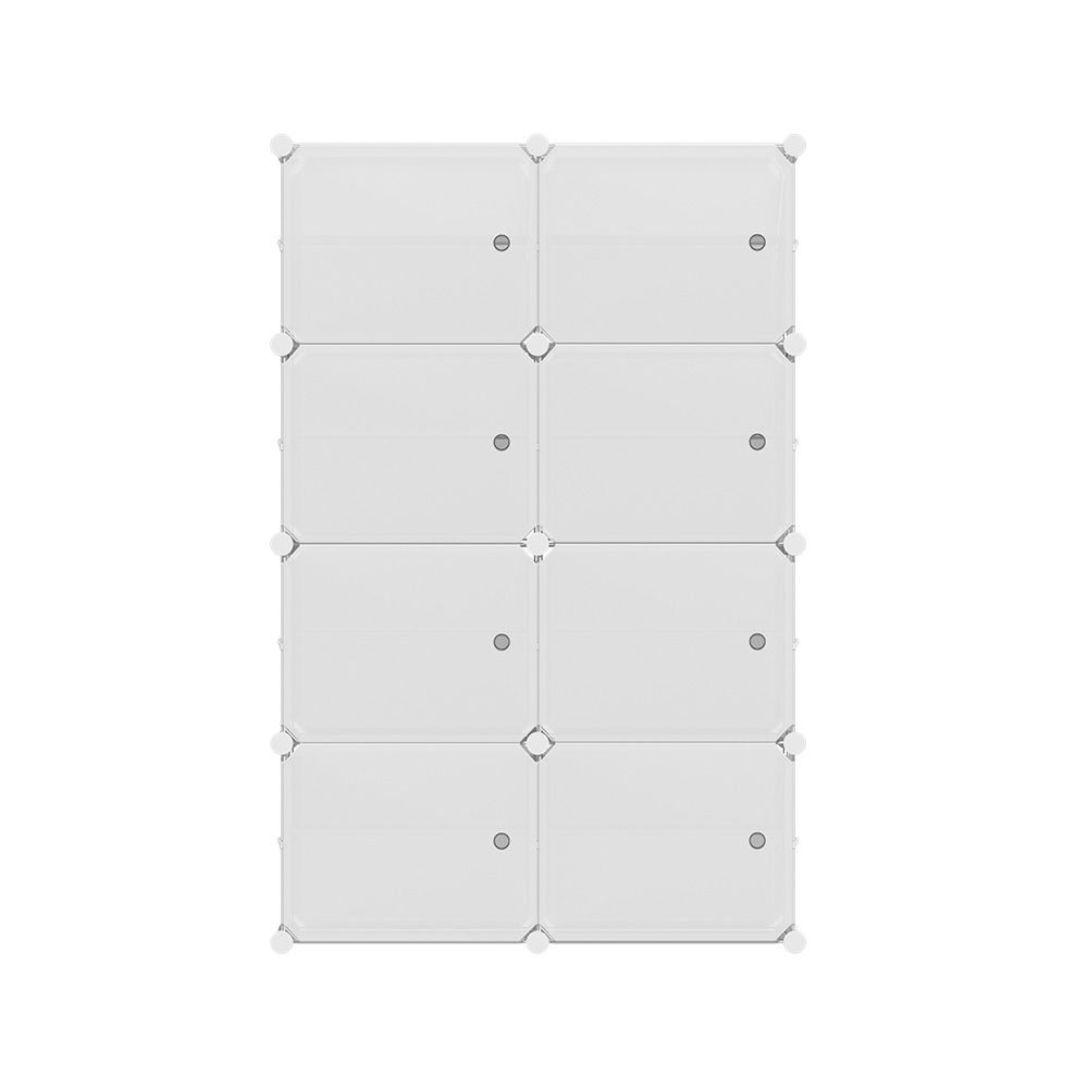 Shoe Cabinet DIY Storage Cube Shoe Box White Portable Organiser Stand