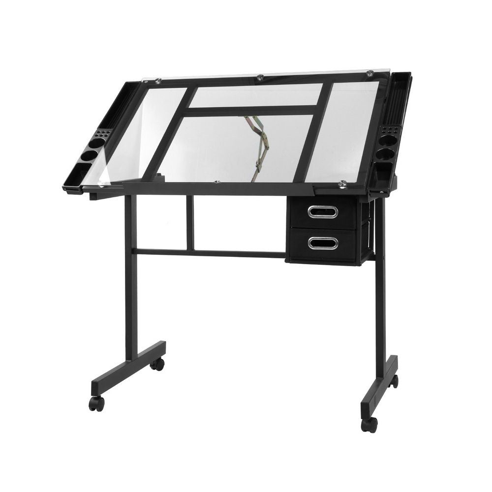 Drawing Desk Adjustable, Black/Grey
