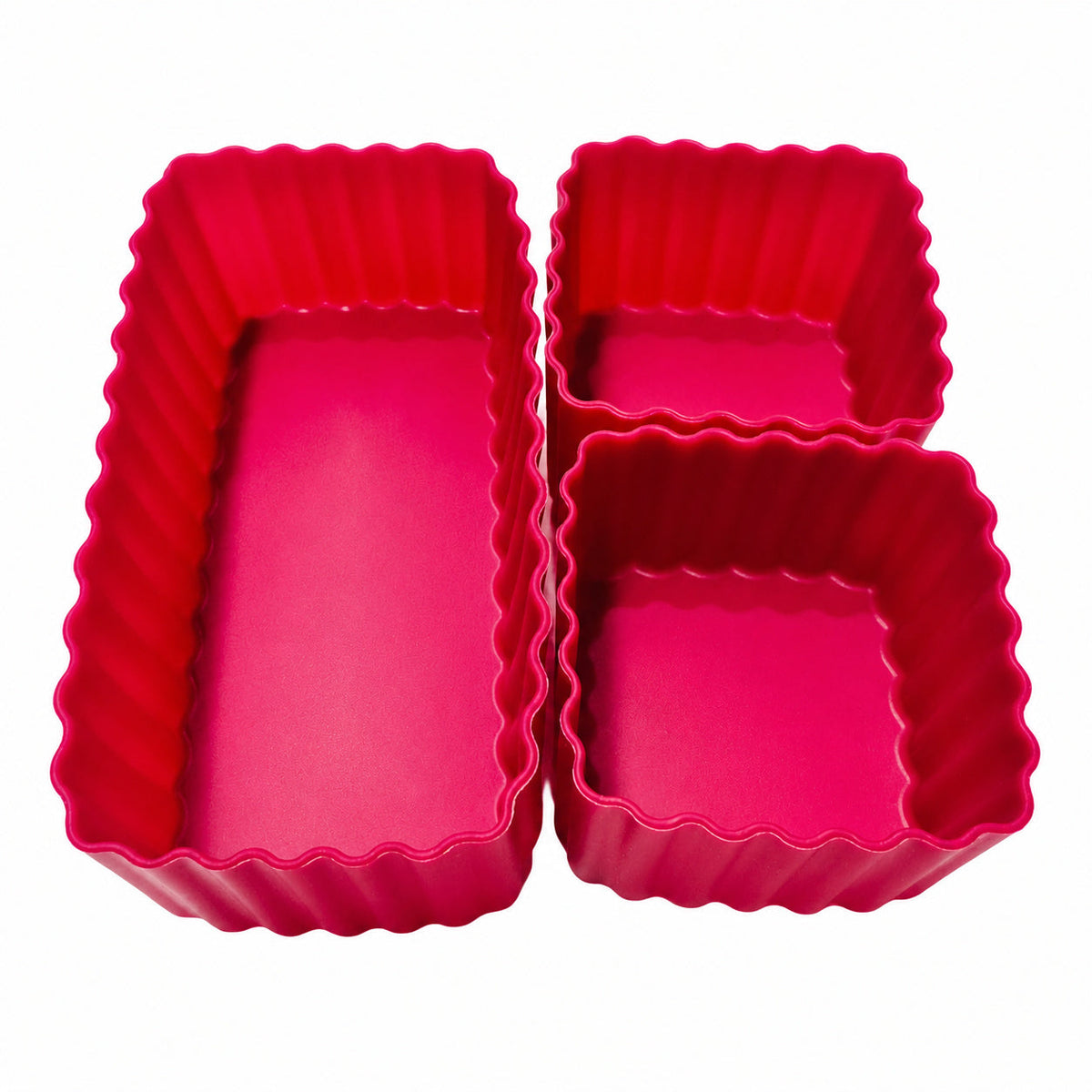 Mixed Bento Lunch Box Cups - Crimson