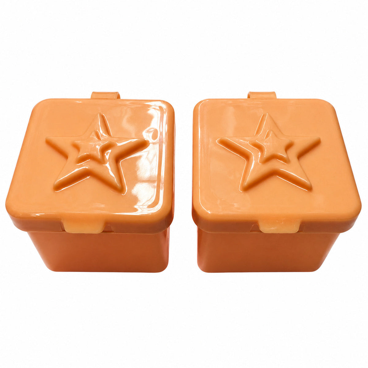 Bento Dip and Sauce Boxes with Star Lids - Dawn