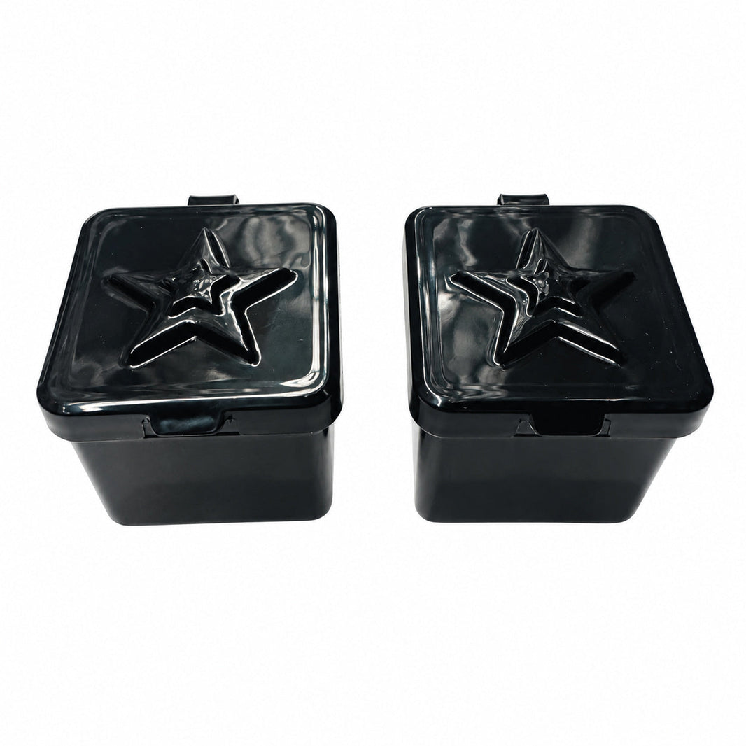 Bento Dip and Sauce Boxes with Star Lids - Midnight