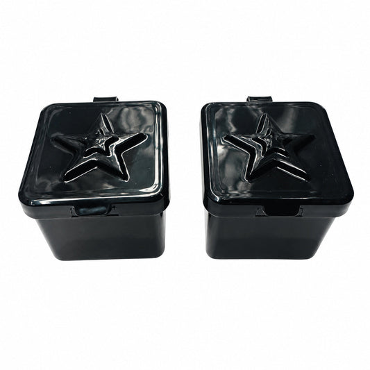 Bento Dip and Sauce Boxes with Star Lids - Midnight