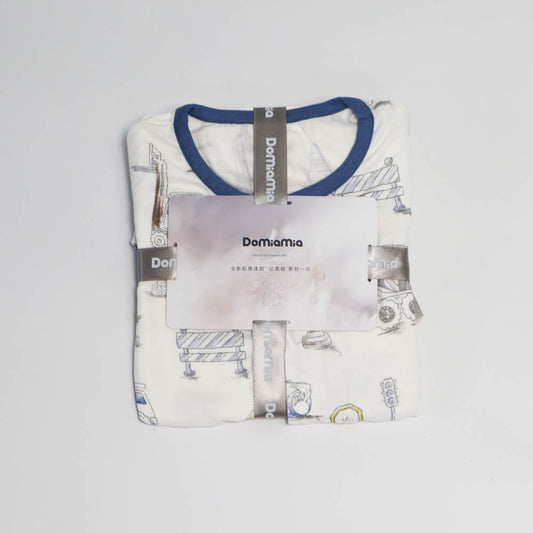 Domia Silky Bamboo Short Sleeve Baby Romper Engineering Team L80 48