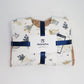 Domia Thin Cotton L Sleeve Splt Leg slp bag 2.5 TogBlossomM