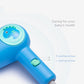 Seven Bubble ultra quiet Kids Hair Dryer