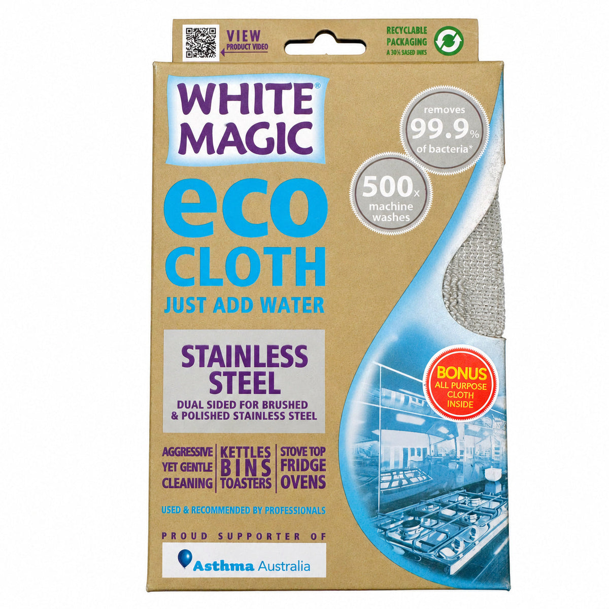 White Magic Eco Cloth Stainless Steel Cleaning Cloth