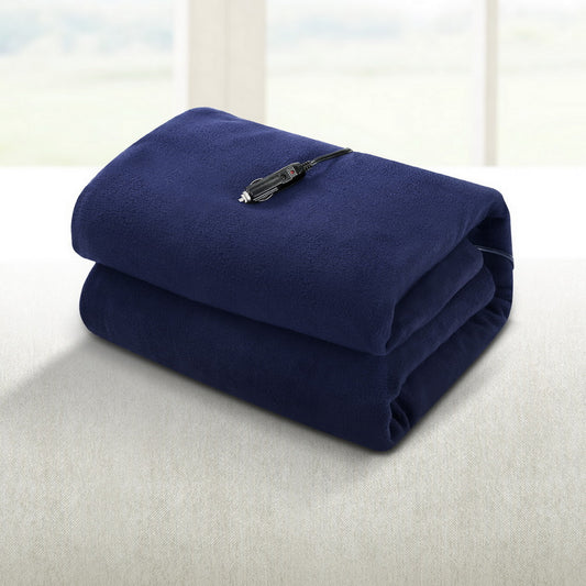 Heated Blanket Throw Rug for Car Truck Travel Camping 12V DC Auto