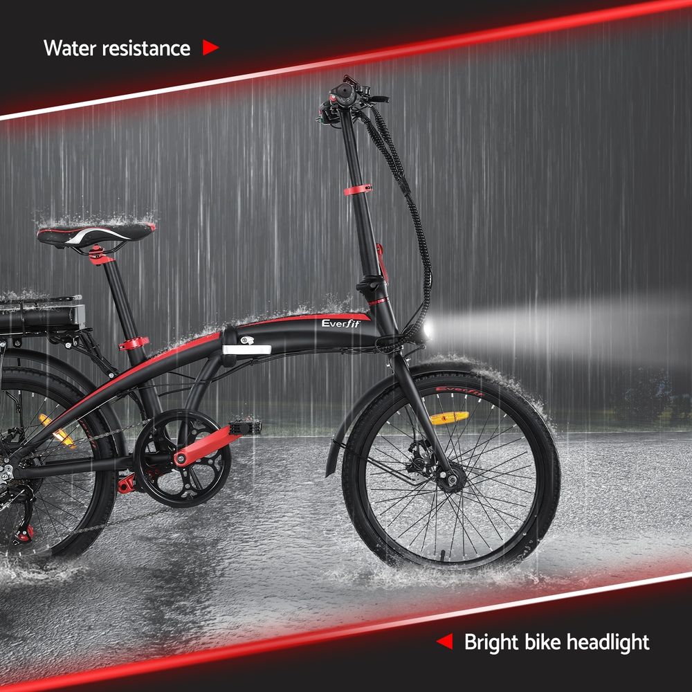 Folding Bike Urban City Bicycle eBike Rechargeable Battery 250W