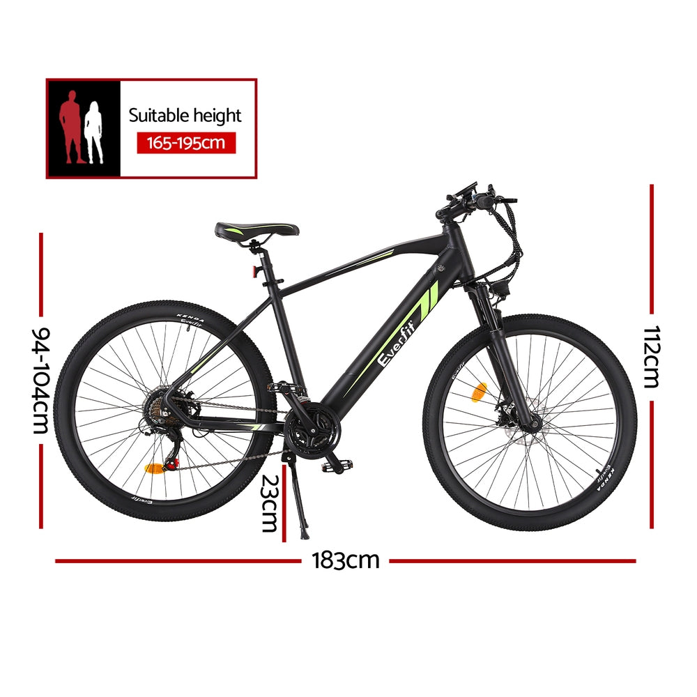 Bike Mountain Bicycle eBike 27.5 Inch Battery 21 Speed