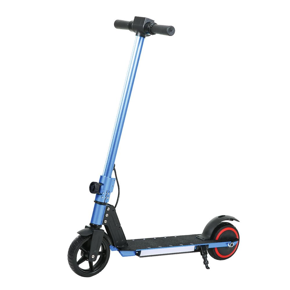 Scooter 130W 16KM/H LED Light Folding Portable for Kids Teens - Blue