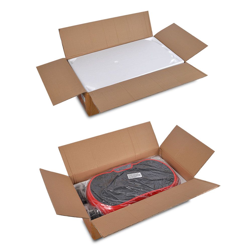 Vibration Machine Plate Platform, Body Shaper Home Gym, Red