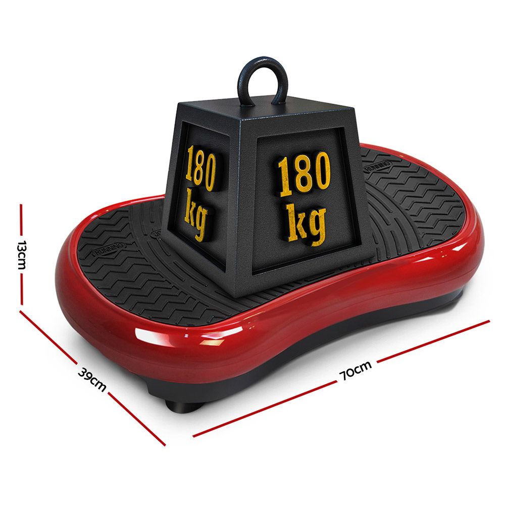 Vibration Machine Plate Platform, Body Shaper Home Gym, Maroon