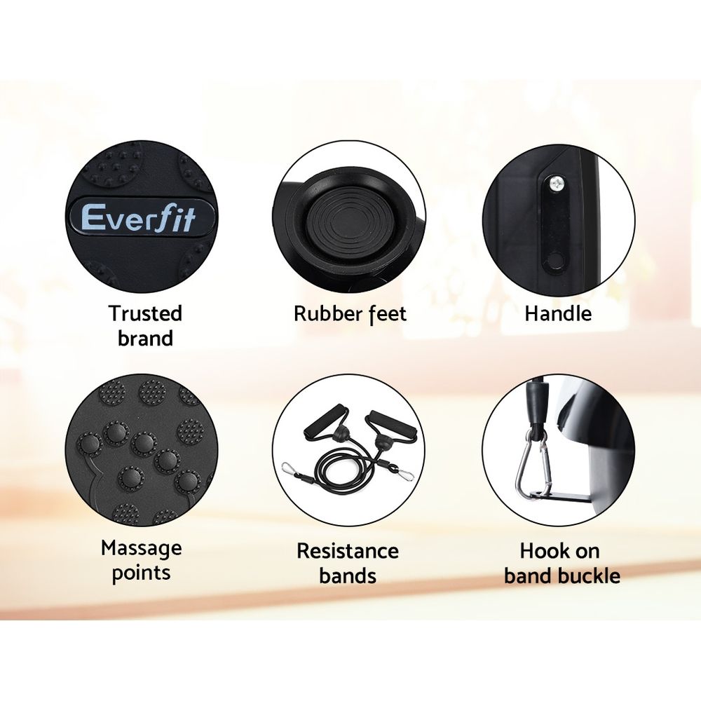 Vibration Machine Machines Platform Plate Vibrator Exercise Fit Gym Home