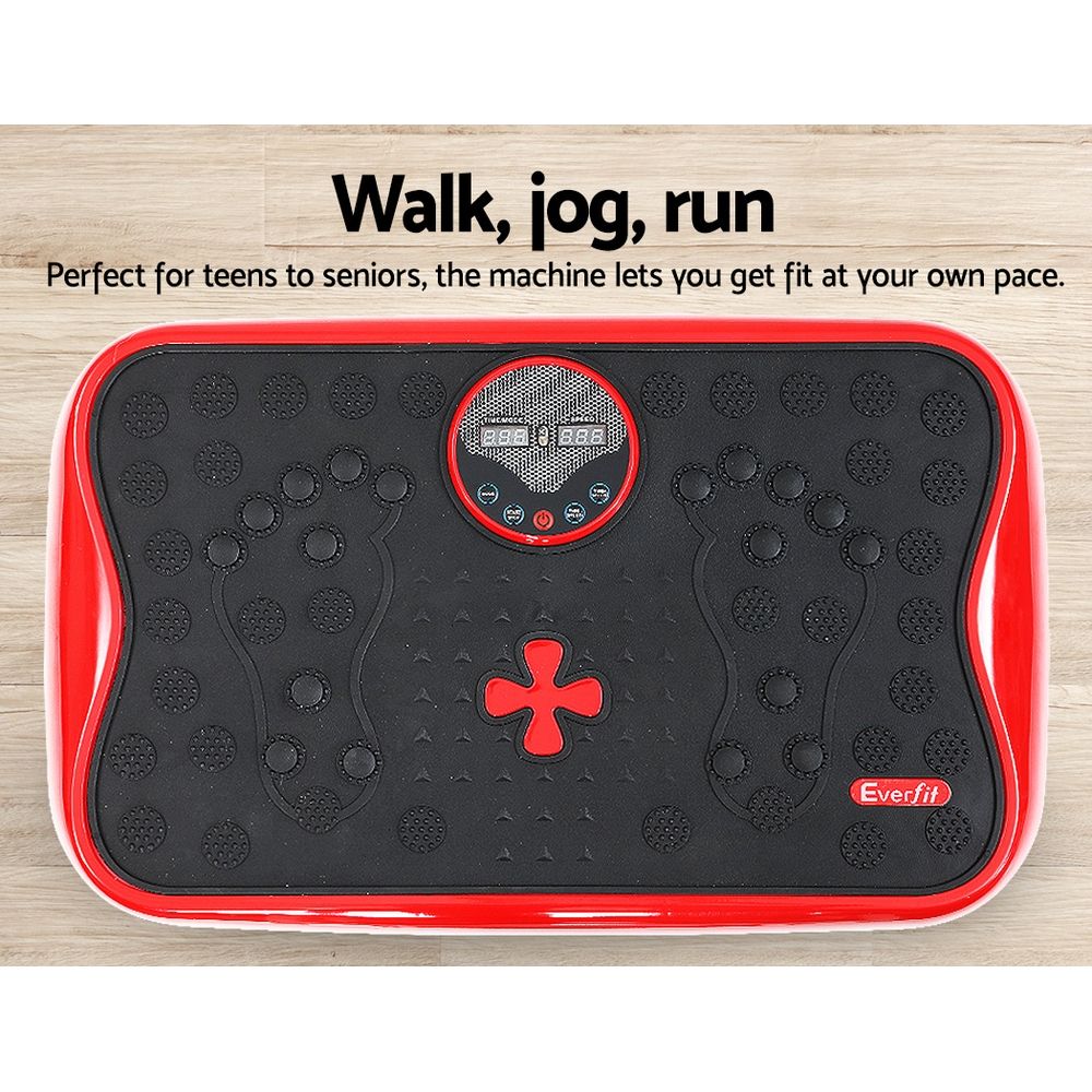 Vibration machine machines with matching accessories and clear item layout