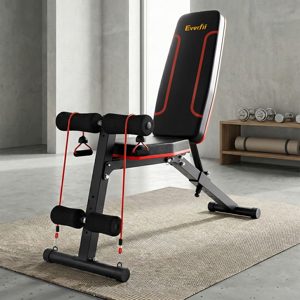 Steel Adjustable Fid Weight Bench Fitness Flat Incline Gym Frame