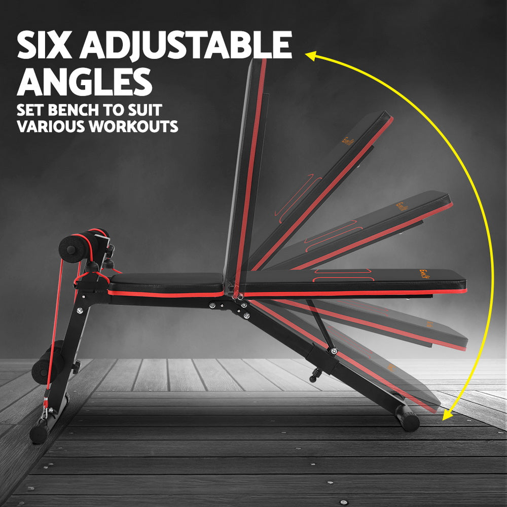 Steel adjustable fid weight with bench fitness flat incline