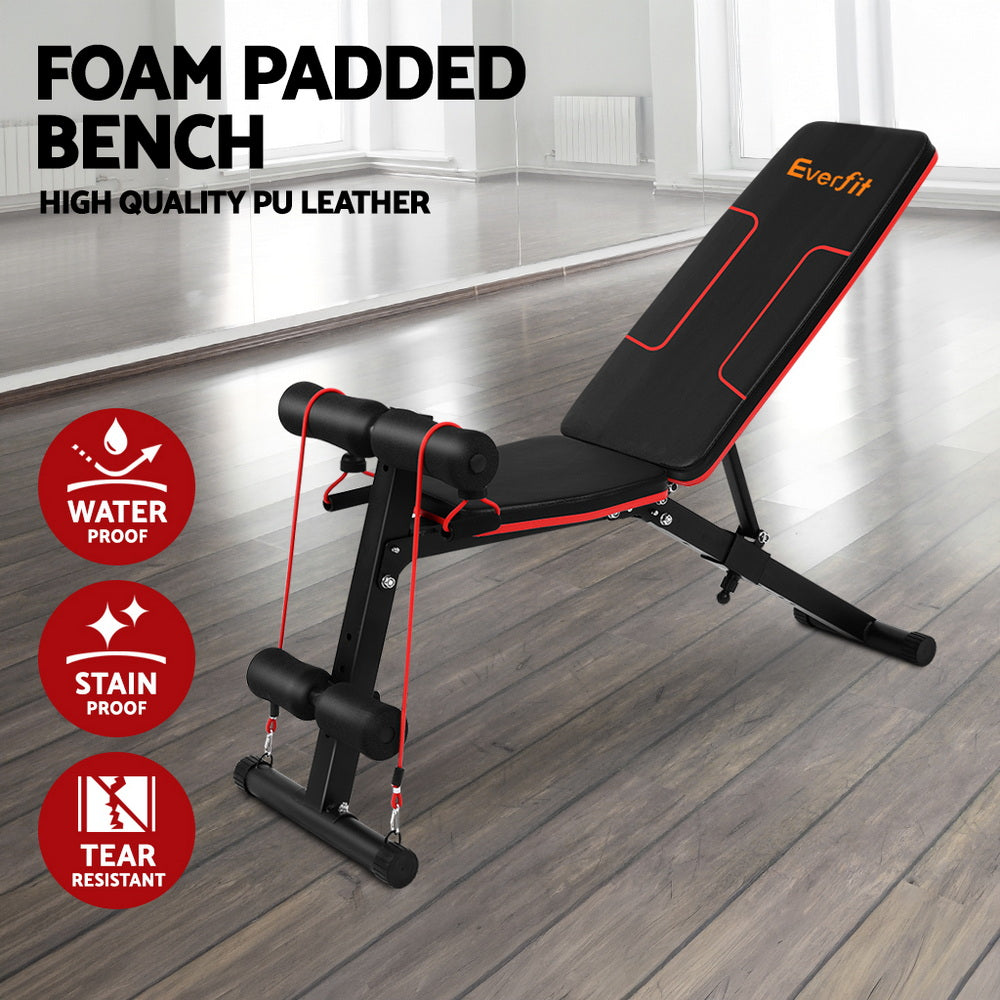 Steel fitness flat incline with gym frame adjustable fid