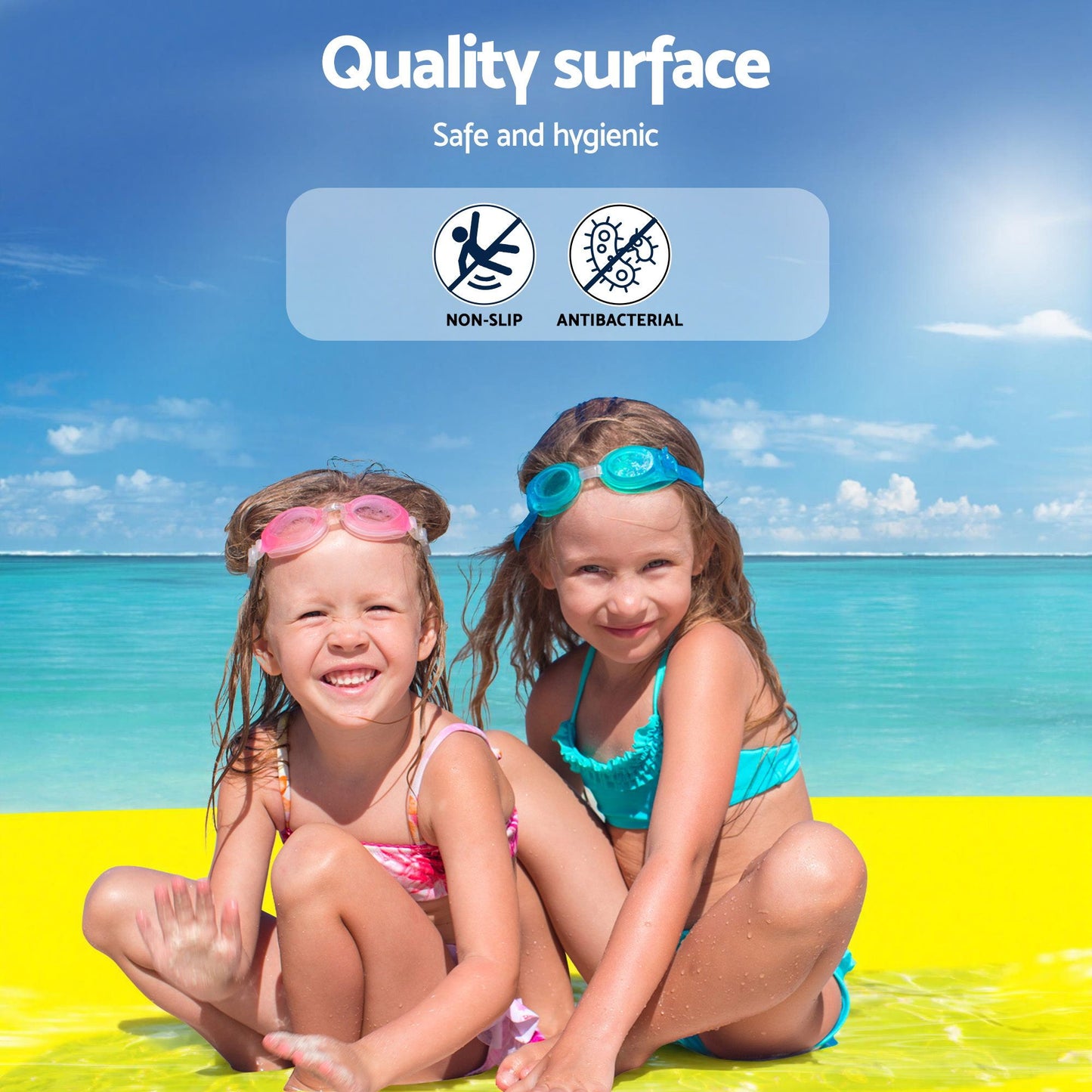 Floating Mat Water Slide Park Stand Up Paddle Pool Sea 365cm