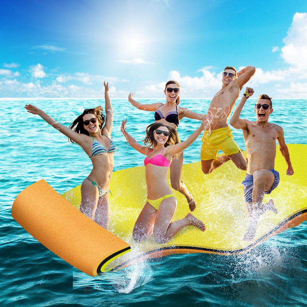 Floating Mat Water Slide Park Stand Up Paddle Pool Sea 550cm