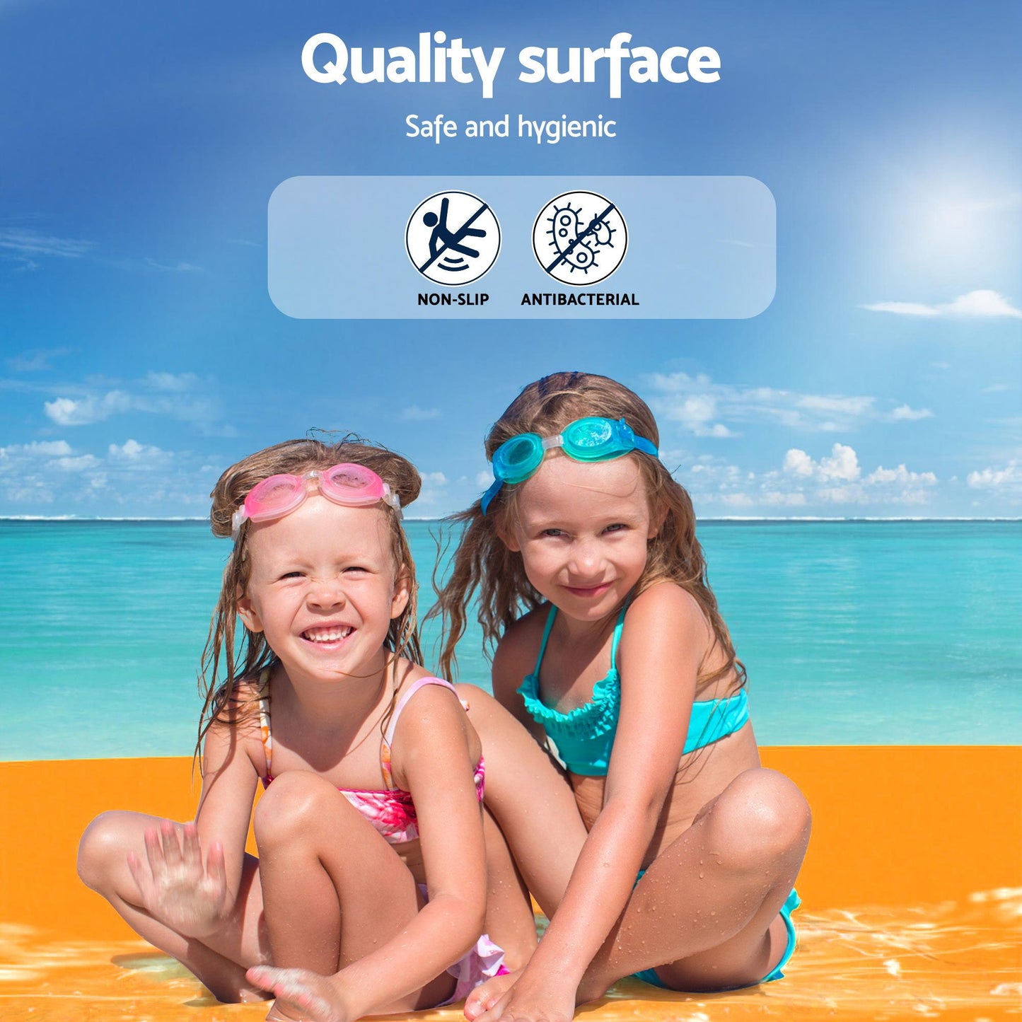 Floating Mat Water Slide Park Stand Up Paddle Pool Sea 550cm