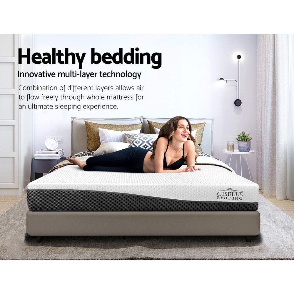 Bedding Queen Size Memory Foam Mattress Cool Gel - Without Spring