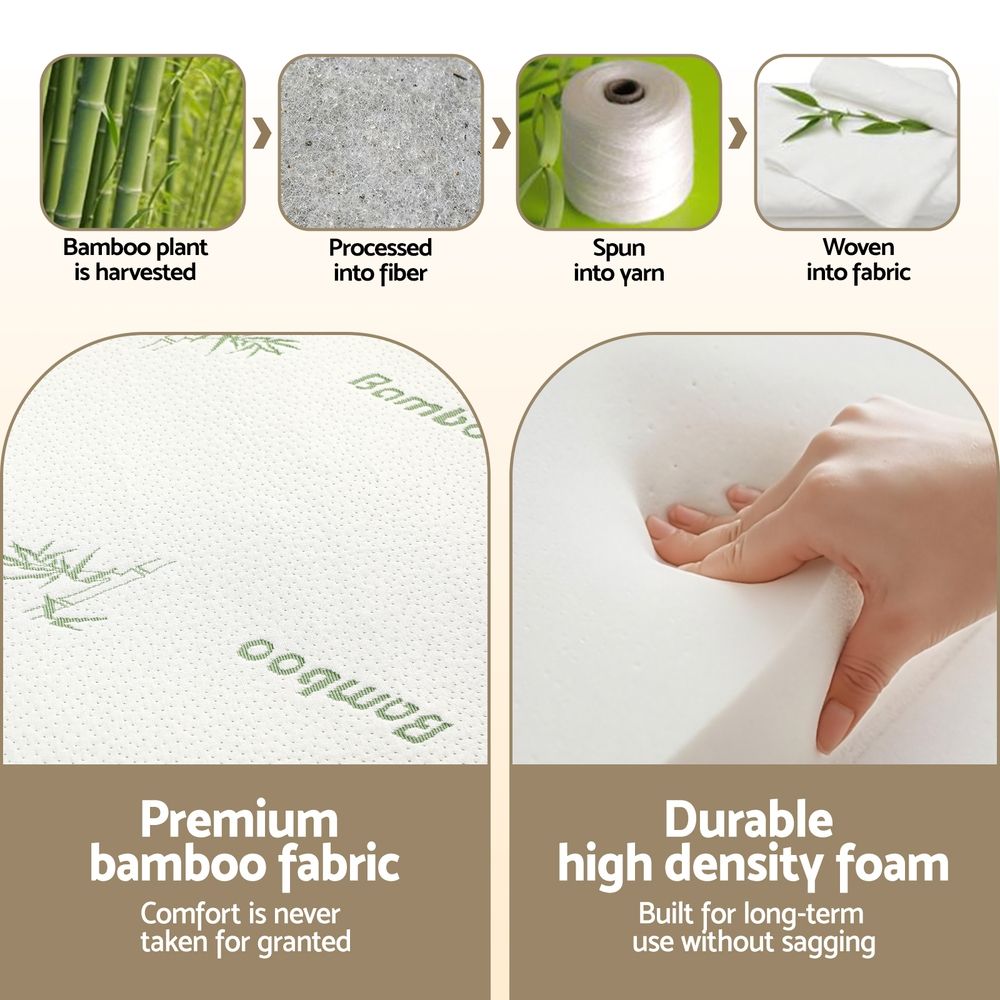 Folding Foam Mattresses Bamboo Queen Mfm Trio Bam Foldable Mattress