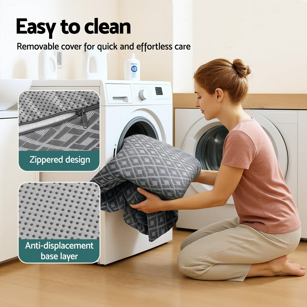 Giselle Foldable Mattress Folding Sofa Bed Trifold Memory Foam Camping Cushion Mat