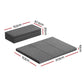 Foldable Mattress Bedding Folding Foam Queen - Grey