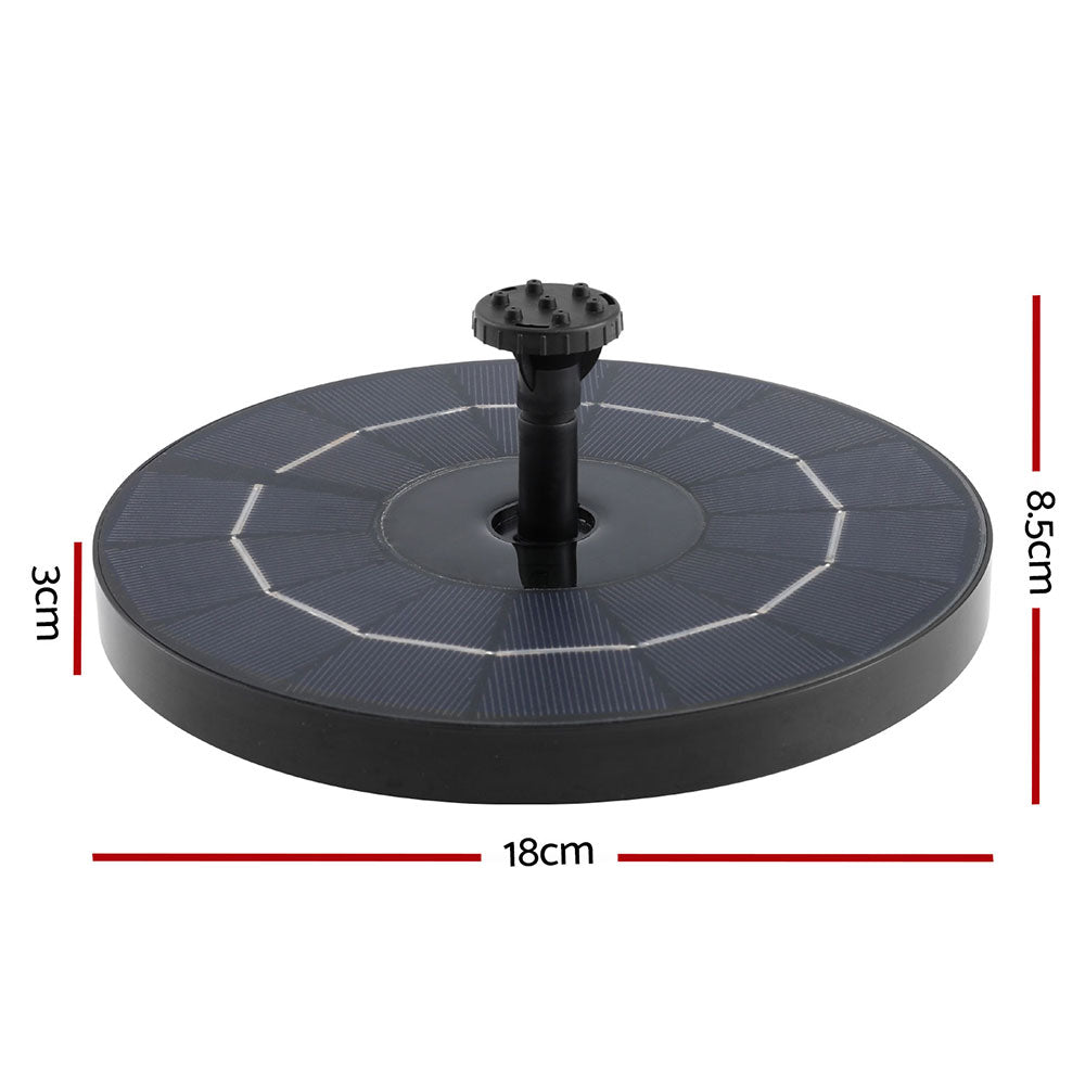 Floating Solar Pond Water Fountain Pump Submersible - 250L/H