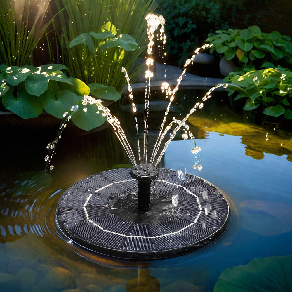 Floating Solar Pond Water Fountain Pump Submersible - 250L/H