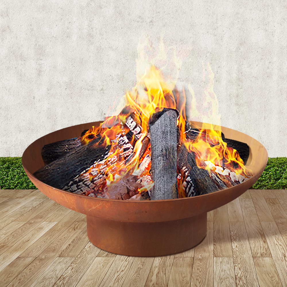 Fire pit vintage with clean finish and fitted components