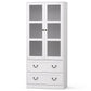 Artiss Buffet Sideboard 180cm Hutch Storage Cabinet Kitchen Drawer Door White