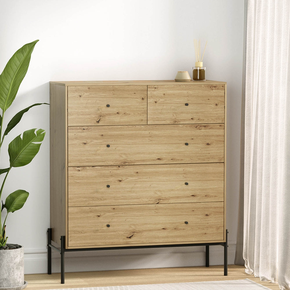 5 Chest of Drawers - ARNO Pine