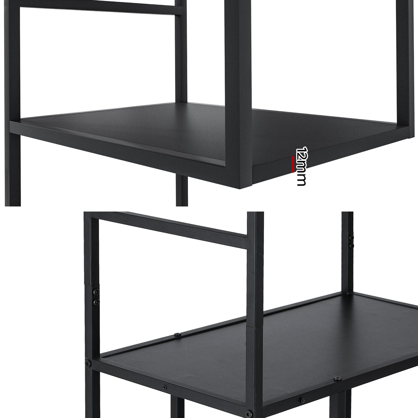 Bookshelf 5 Tiers - RHYS Black