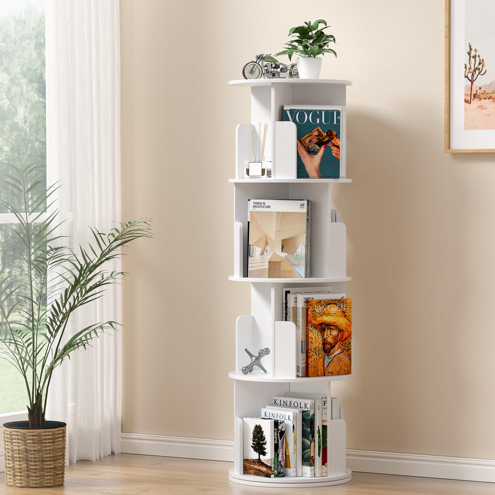 Bookshelf tiers edie white bookshelf