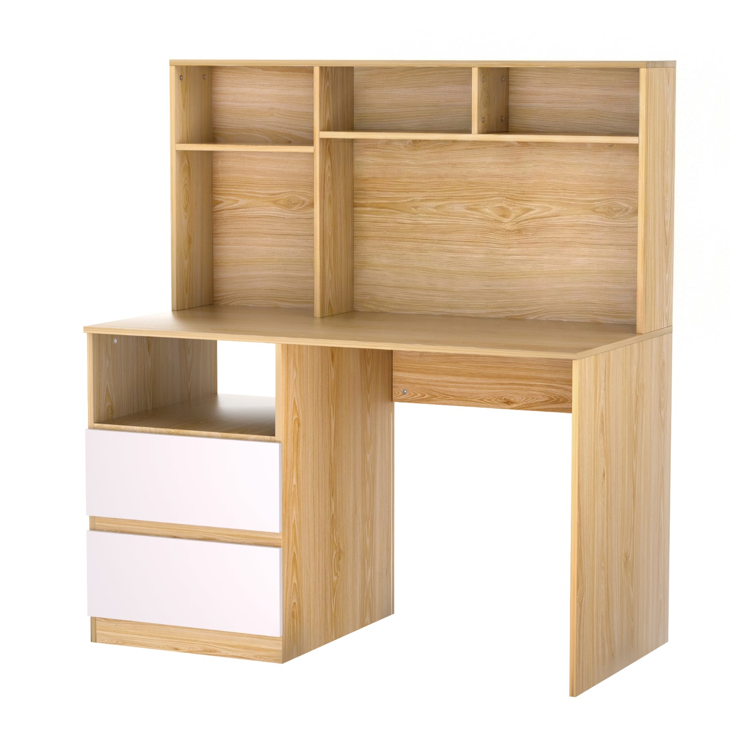 Computer Desk Office Study Desks Table Bookshelf Drawer