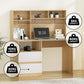 Bookshelf with computer desk office study