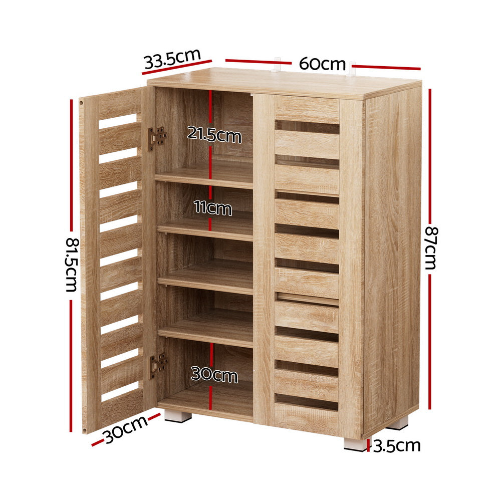 Shoe Cabinet 5-Tier Wooden Alster for 20 Pairs