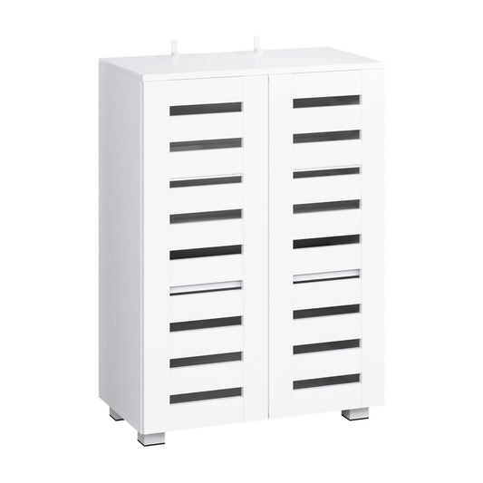 Artiss Shoe Rack Cabinet 20 Pairs 5-tier White Alster