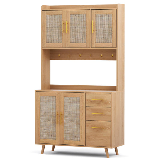 Buffet Sideboard Hutch Storage Cabinet Kitchen