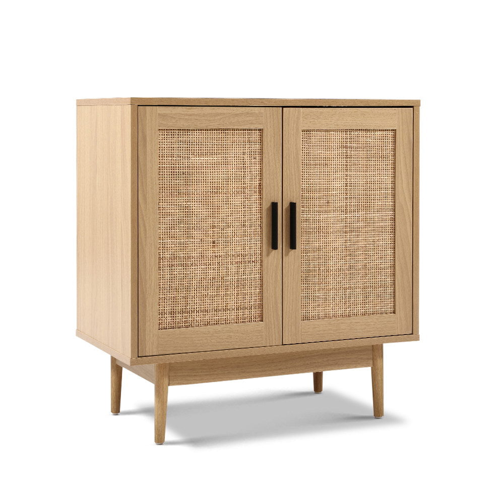 Buffet Sideboard Cabinet Storage Rattan Hallway Table Kitchen Cupboard