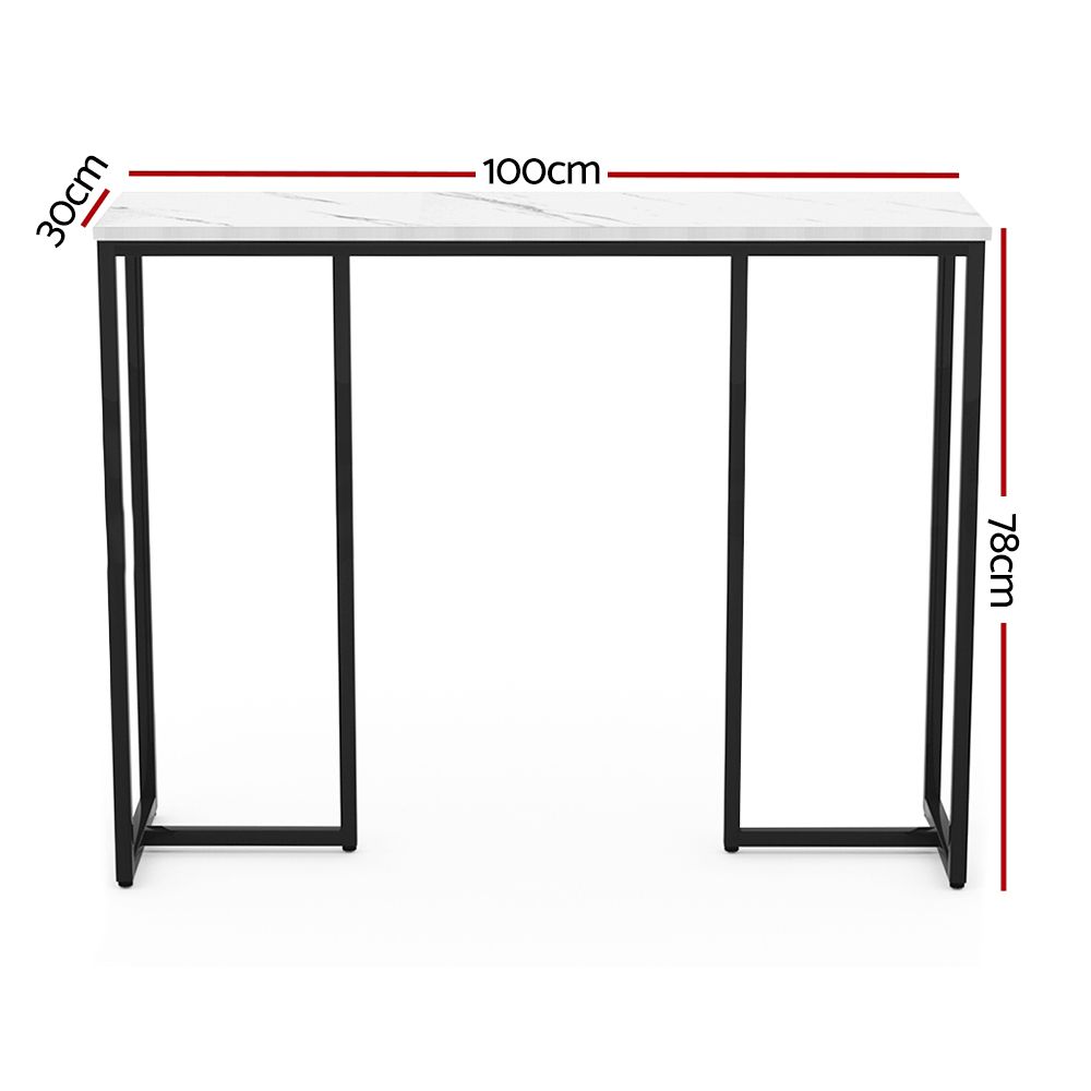 Console Table Marble Effect - Frenisha