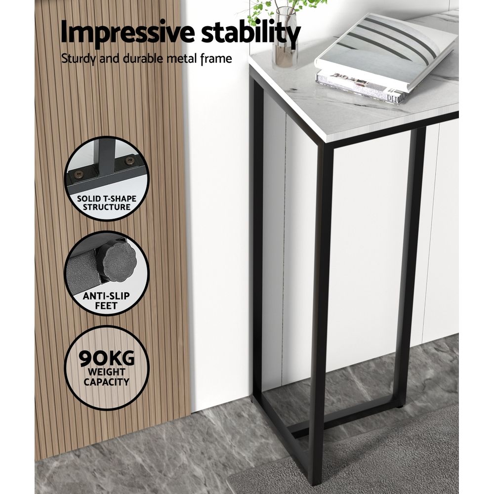 Console Table Marble Effect - Frenisha